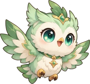 A wind-element companion pet from Spirepact